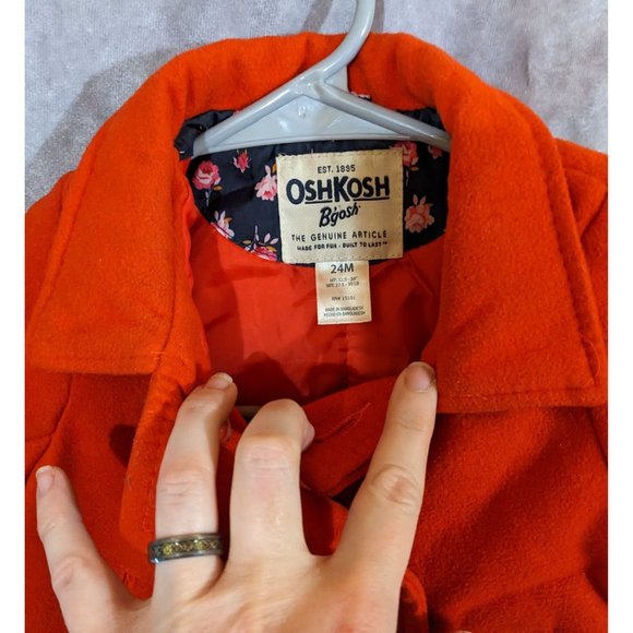 OshKosh B'Gosh Red Peplum Jacket - Picture 3 of 5
